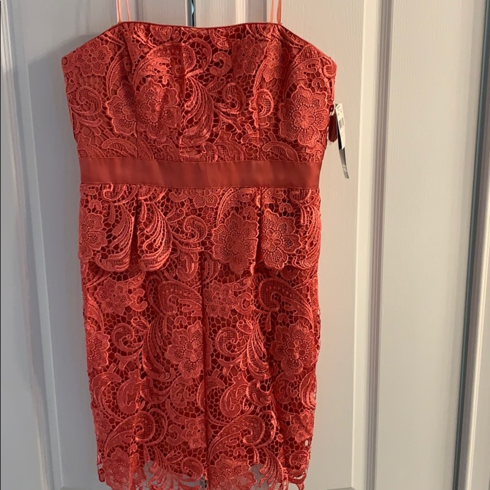 Adrianna Papell strapless dress